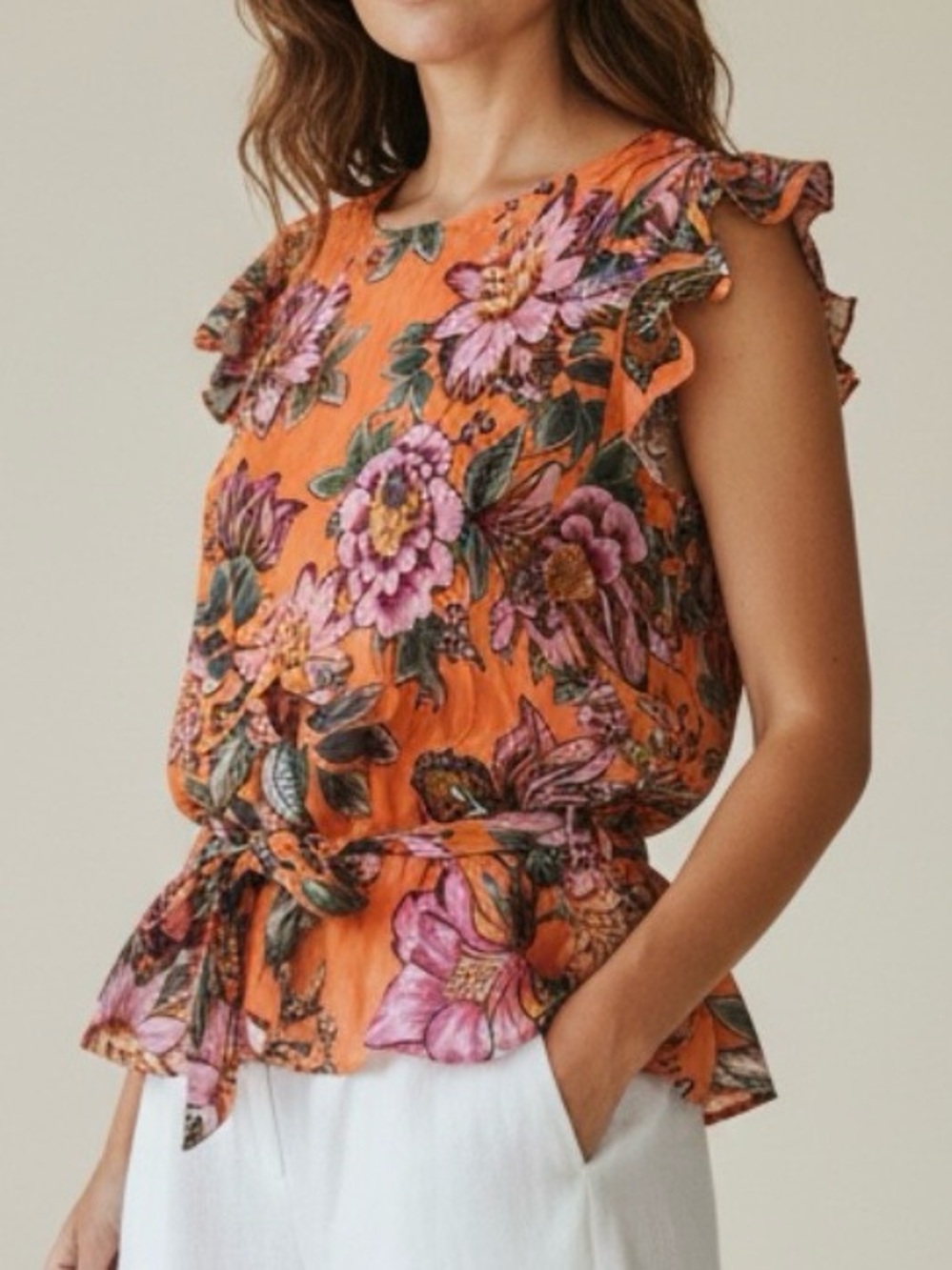 FARM rio floral blouse Size XS